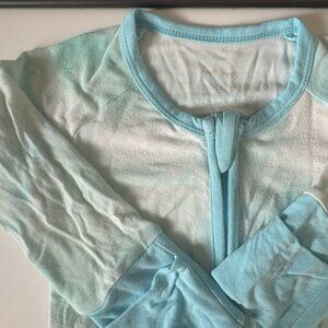 Little Sleepies Blue Watercolor 0-3